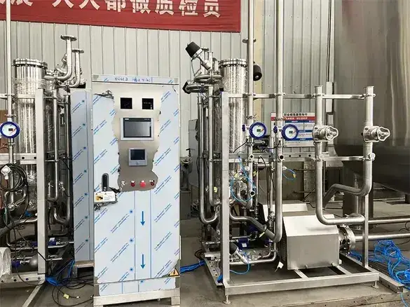 نظام تخزين وتوزيع المياه المنقاة